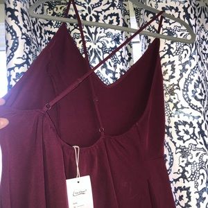 Maroon Dress